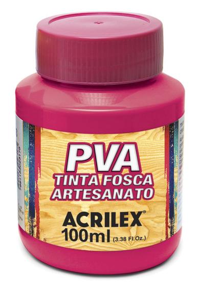 Imagem de Tinta Pva Fosca Cores Claras para Artesanato 100ml - Acrilex