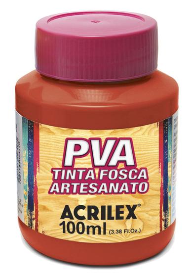 Imagem de Tinta Pva Fosca Cores Claras para Artesanato 100ml - Acrilex