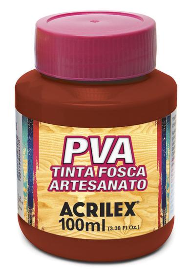 Imagem de Tinta Pva Fosca Cores Escuras para Artesanato 100ml - Acrilex