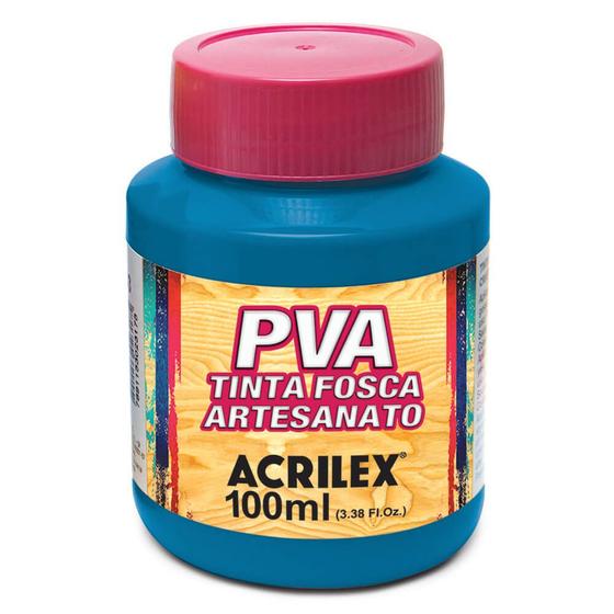 Imagem de Tinta Pva Fosca para Arte e Artesanato Acrilex 100ml - Cores Diversas