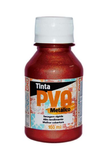 Imagem de Tinta Pva Glitter Metálica com 100ml Cobre