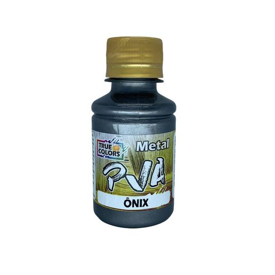 Imagem de Tinta PVA Metal 100ml Truecolors (tinta metálica artesanato)