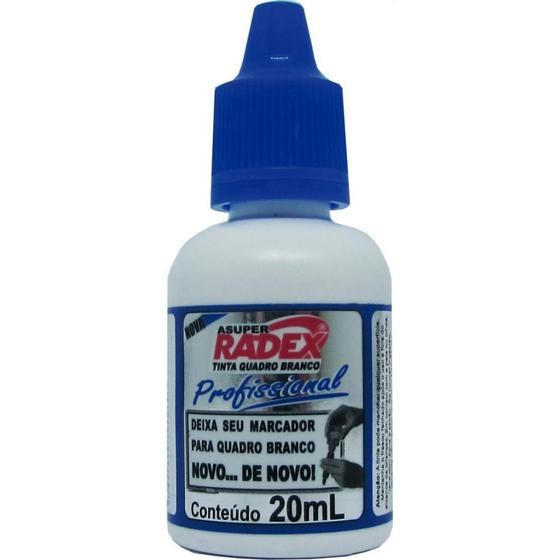 Imagem de Tinta Reabastecedora para Marcador de Quadro Branco 20ML Azul - Caixa com 12 Unidades