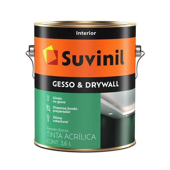 Imagem de Tinta Renova Gesso e Drywall Branco 3.6 litros - Suvinil