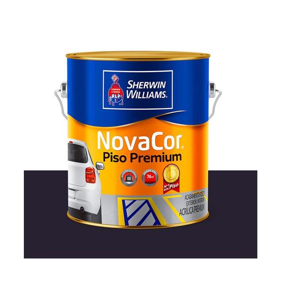 Tinta Sherwin Williams Novacor Acrílica Piso Liso Preto 3,6 Litros Menor preço em Tinta Sherwin Williams Novacor Acrílica Piso Liso Preto 3,6 Litros