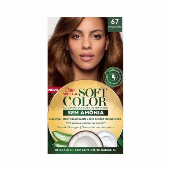 Tinta Soft Color 67 Chocolate - Wella - Tonalizante de Cabelo ...