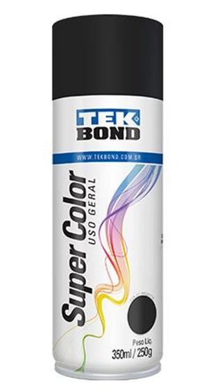 Tinta Spray Aerossol Uso Geral Preto Fosco 350ml Tekbond é boa?