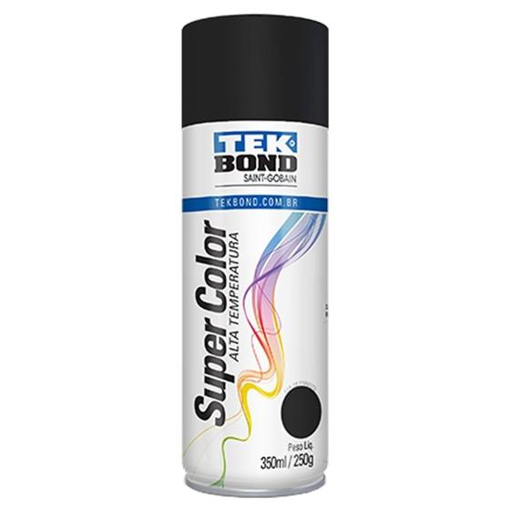 Imagem de Tinta Spray Alta Temperatura 600 Automotivo Fogão Tekbond 350ml - Cores