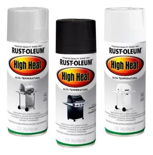 Tinta Spray Alta Temperatura Branco Fosco Rust Oleum Menor preço em Tinta Spray Alta Temperatura Branco Fosco Rust Oleum