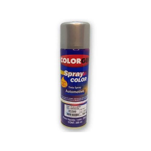 Imagem de Tinta Spray Alumínio Alta Temperatura 300ml Colorgin
