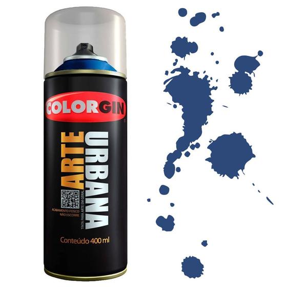 Tinta Spray Arte Urbana Colorgin 400ml Azul Netuno - 925 Menor preço em Tinta Spray Arte Urbana Colorgin 400ml Azul Netuno - 925