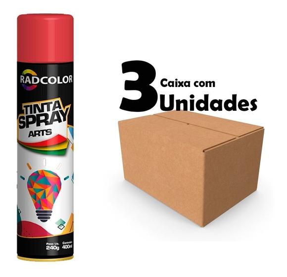 Imagem de Tinta Spray Arts Pintura Artística Geral 400ml - 03 Unidades