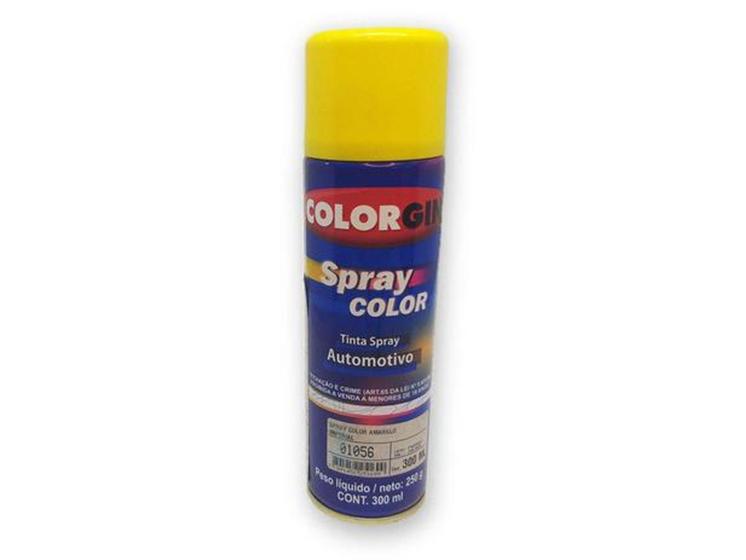 Imagem de Tinta Spray Automotiva AMARELO IMPERIAL 300ml - COLORGIN