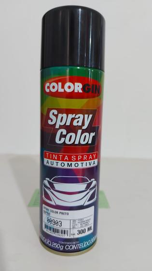 Tinta Spray Automotiva Preta 300 ml - Colorgin - Tinta Automotiva ...