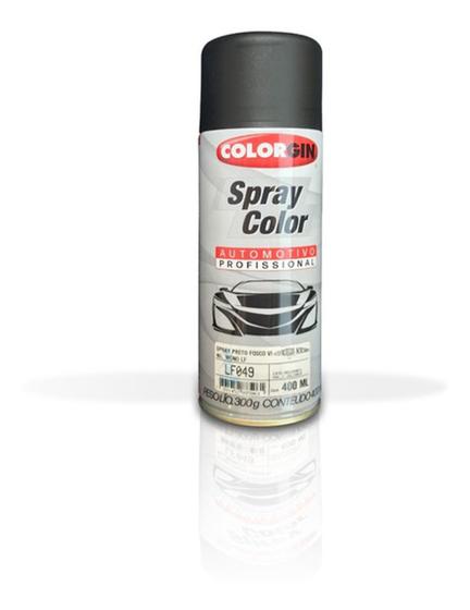 Imagem de Tinta spray automotiva Preto Fosco Vinílico 400ml - Colorgin