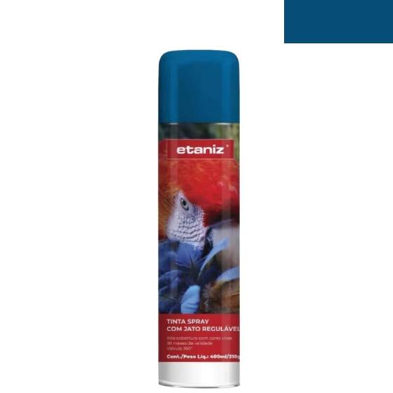 Imagem de Tinta Spray Azul Metalizado Etaniz 400ml