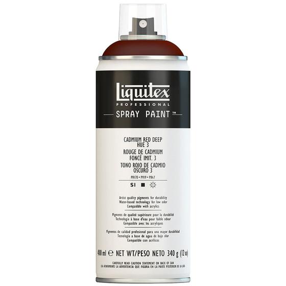 Imagem de Tinta Spray Base Água Liquitex 400ml 3311 Cadmium Red Deep Hue 3