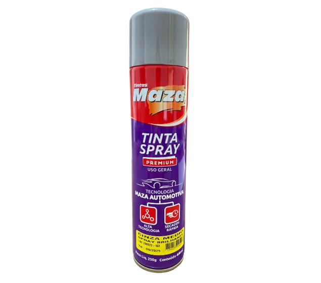 Imagem de Tinta spray brilhante cinza médio uso geral 400ml