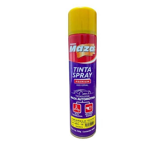 Imagem de Tinta spray brilhante multiuso amarelo ouro