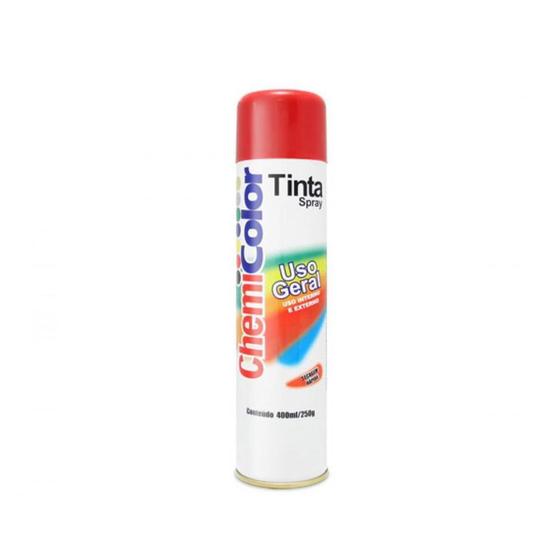 Imagem de Tinta Spray Chemicolor Brilhante Vermelho 400ml - BASTON