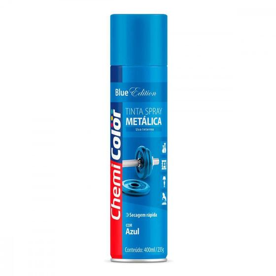 Imagem de Tinta Spray Chemicolor Metalico Azul 400Ml