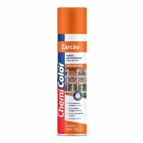 Imagem de Tinta Spray Chemicolor Zarcao Laranja 400ml