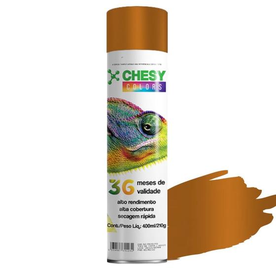 Imagem de Tinta spray chesy metalico cobre 210g 400ml chesiquimica