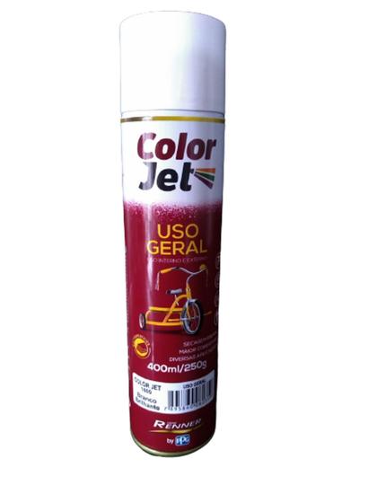 Color Jet Spray Tinta Spray Color Jet Uso Geral - Branco Brilhante - Color Jet Renner ...