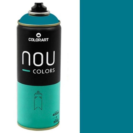 Imagem de Tinta Spray Colorart Nou Colors 400 ml Azul Dolphin