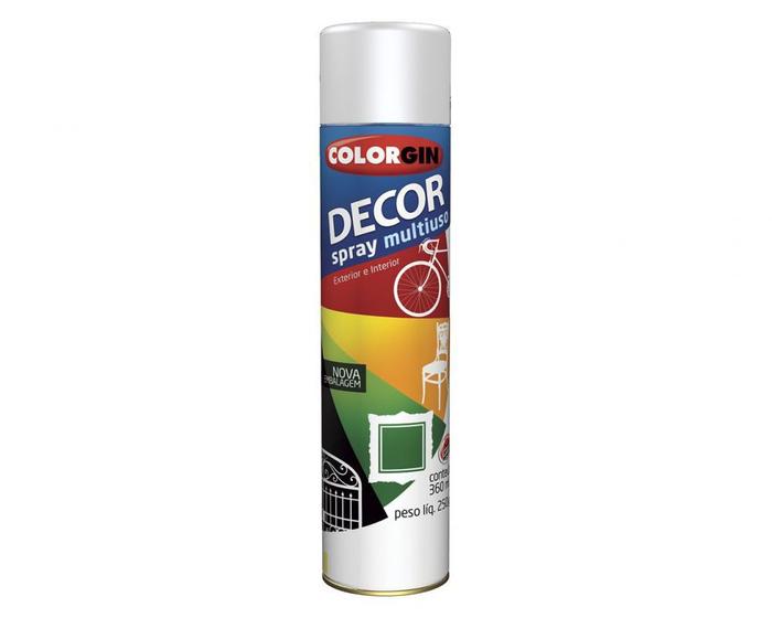 Imagem de Tinta Spray Colorgin Decor Branco Fosco (Nr23-Onu 1950) c/6pcs