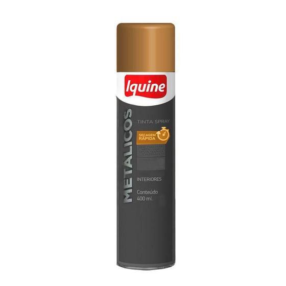 Imagem de Tinta Spray de Uso Metálico Premium Cobre 400ML Iquine