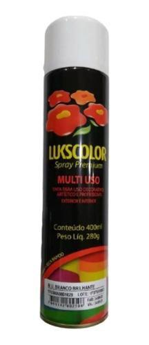 Imagem de Tinta spray diversas cores lukscolor multiuso brilho 400 ml