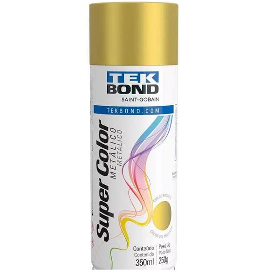 Imagem de Tinta Spray Dourado 350ml Tekbond