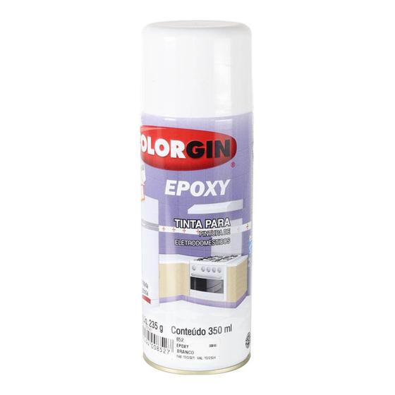 Imagem de Tinta spray epoxi 350ml branco colorgin