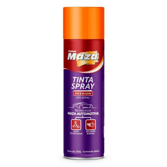 Imagem de Tinta spray laranja luminoso uso geral 400ml/250g