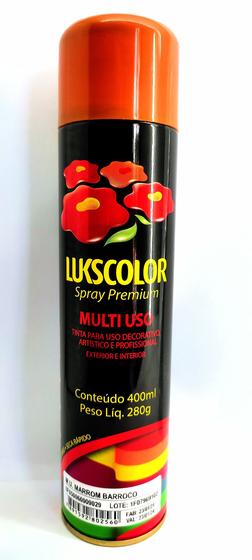 Imagem de Tinta Spray Lukscolor Uso Geral 400ml Brilho E Fosco Premium