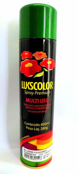 Imagem de Tinta Spray Lukscolor Uso Geral 400ml Brilho E Fosco Premium