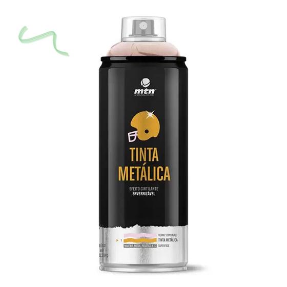 Imagem de Tinta Spray Metalica MTN 400ml Rose Gold Grafite Multiuso