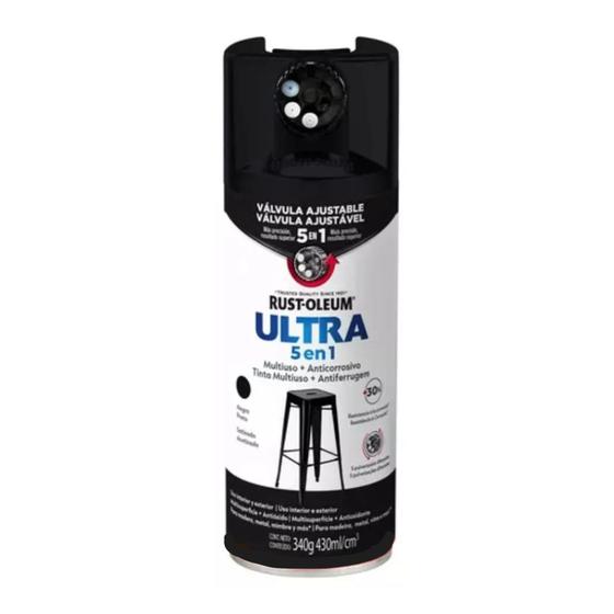 Imagem de Tinta Spray Multiuso 5 Em 1 Válvula Ajustavel - Rust Oleum