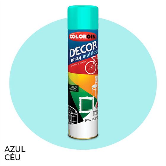 Imagem de Tinta Spray Multiuso Decor Colorgin 360ml Exterior Kit 2 Und