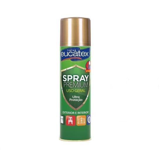 Imagem de Tinta Spray Multiuso Premium Dourado 400ml Eucatex