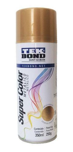 Imagem de Tinta Spray Ouro Metálico 350ml/250g TekBond