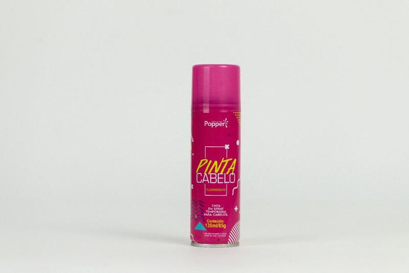 Imagem de Tinta Spray para Cabelo Temporária Rosa 120ml - 01 unid