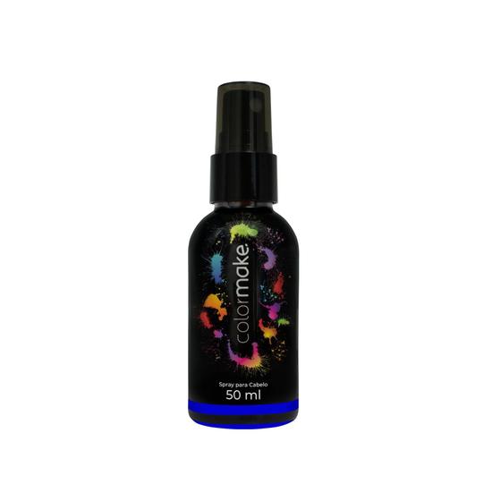 Imagem de Tinta Spray Pinta Cabelo Azul Neon 50ml ColorMake Ref: 3601