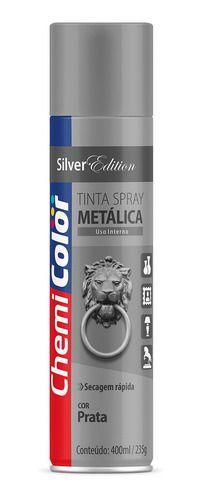 Imagem de Tinta Spray Prata 400 Ml  Chemicolor