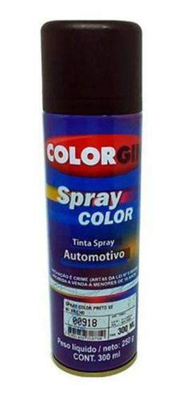 Imagem de Tinta Spray Preto Semi Brilho 300ml Lazzuril