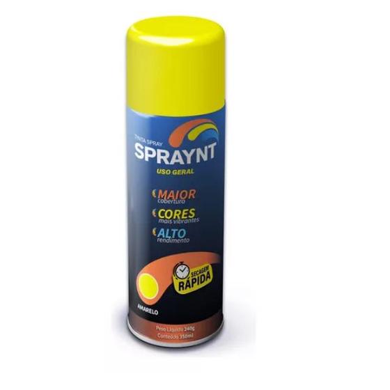 Imagem de Tinta Spray Spraynt Secagem Rapida Uso Geral 350ml Várias Cores Spray Tinta