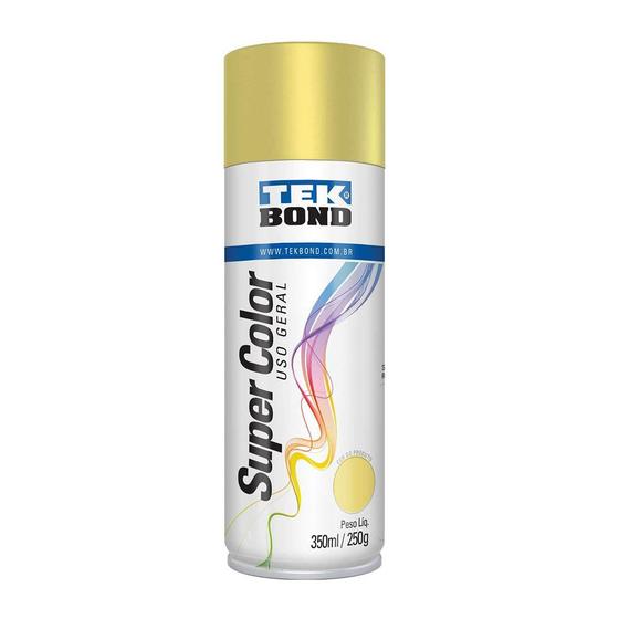 Imagem de Tinta Spray Super Color de Uso Geral Dourado 350ml Tek Bond