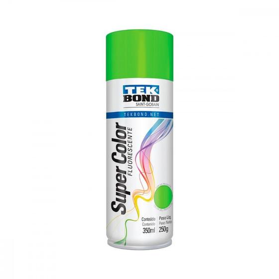 Imagem de Tinta Spray Tekbond Verde Fluorescente 350Ml