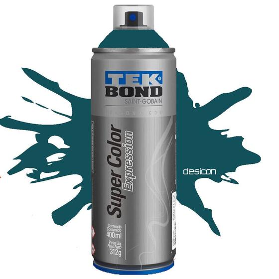 Imagem de Tinta Spray Tons De Verde Expression 400ML Tekbond Cor Verde